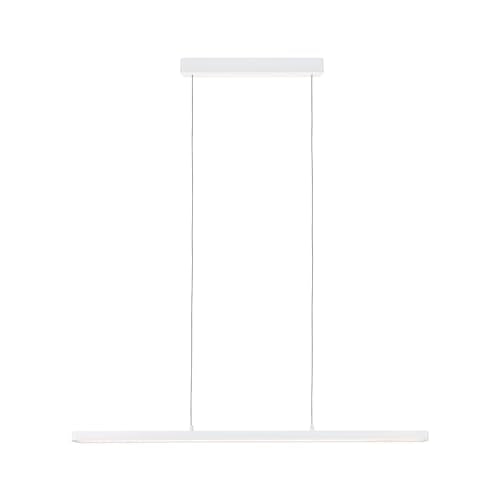 Paulmann 79903 LED luminaire en suspension Lento Smart Home Bluetooth 1x43 W gradable Tunable White Blanc aluminium, synthétique plafonnier 2700 K