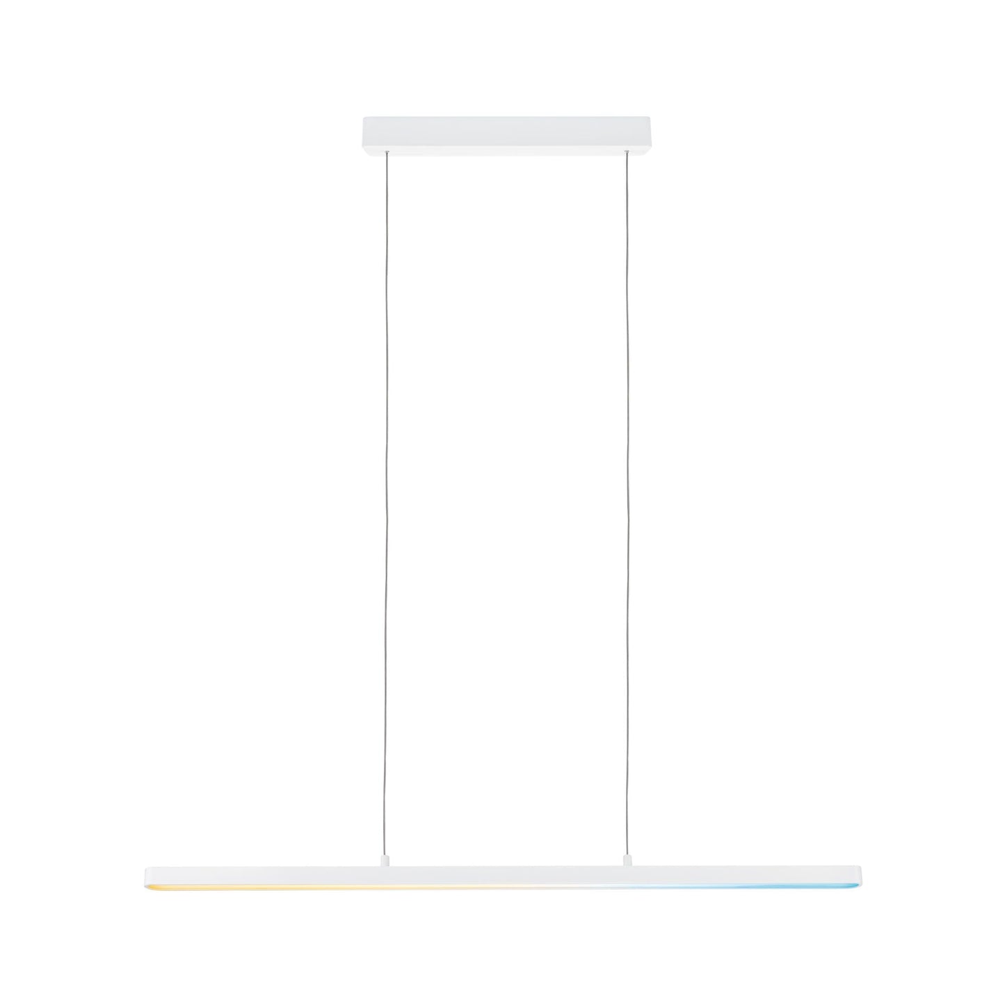 Paulmann 79903 LED luminaire en suspension Lento Smart Home Bluetooth 1x43 W gradable Tunable White Blanc aluminium, synthétique plafonnier 2700 K