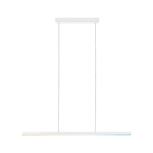 Paulmann 79903 LED luminaire en suspension Lento Smart Home Bluetooth 1x43 W gradable Tunable White Blanc aluminium, synthétique plafonnier 2700 K