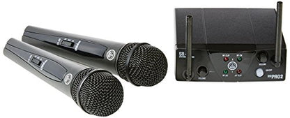 AKG WMS 40 Mini2 Dual Vocal Set, ISM2 & ISM3 - twin wireless