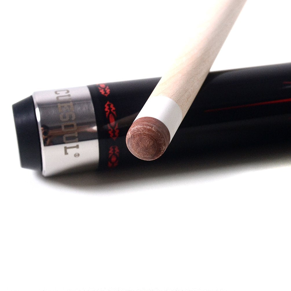 CUESOUL SOOCOO Serie 58 "19 oz 12,75 Millimetri Tip Maple Pool Cue Stick Set con Joint/Albero Protector e Cue tovagliolo