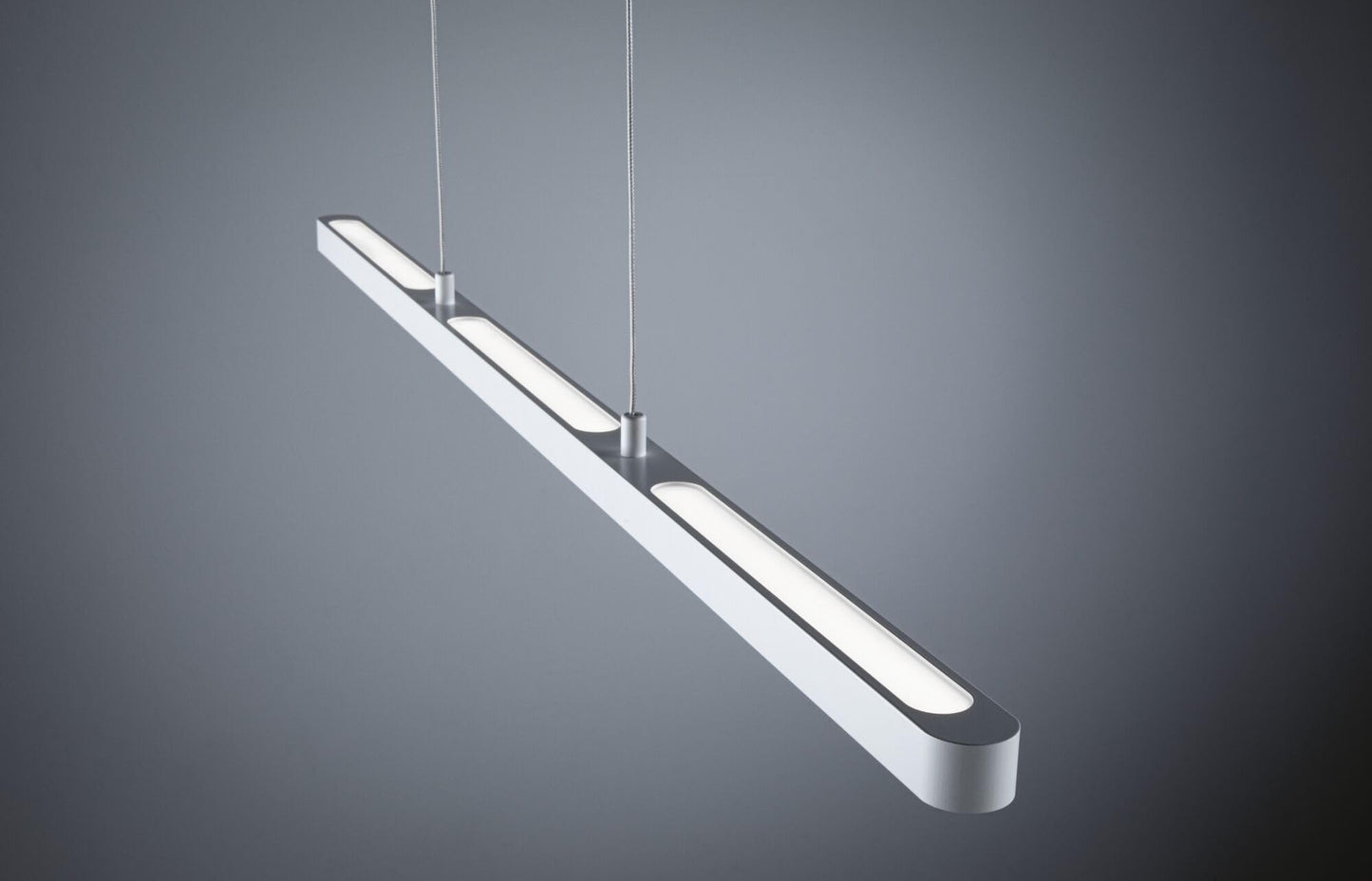 Paulmann 79903 LED luminaire en suspension Lento Smart Home Bluetooth 1x43 W gradable Tunable White Blanc aluminium, synthétique plafonnier 2700 K