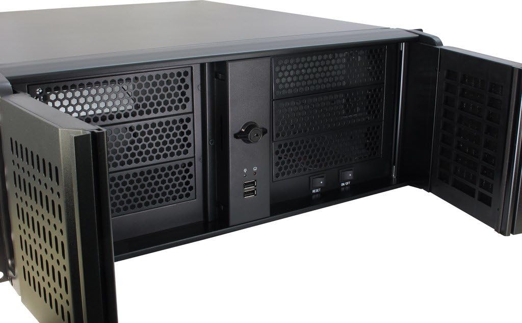 Inter-Tech 4U-4098-S Support Noir
