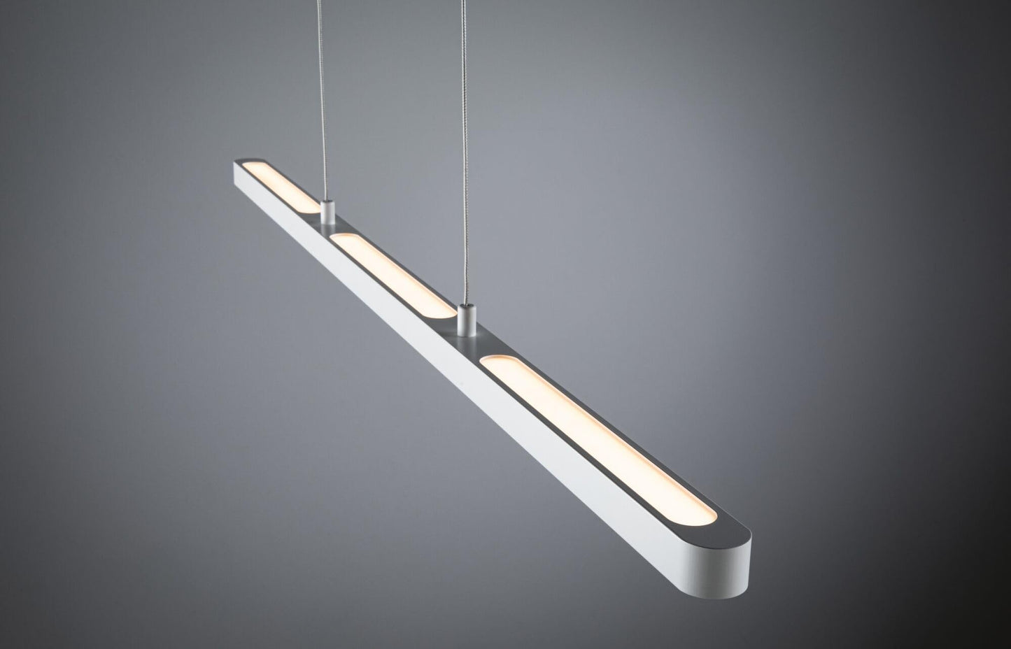Paulmann 79903 LED luminaire en suspension Lento Smart Home Bluetooth 1x43 W gradable Tunable White Blanc aluminium, synthétique plafonnier 2700 K