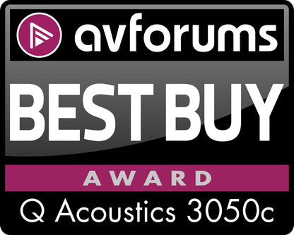 Q Acoustics 3050c - Altoparlanti da pavimento in legno di quercia (il prezzo visualizzato è per 1 unità, per coppia completa si prega di ordinare 2 unità) altoparlanti stereo per audio surround/home