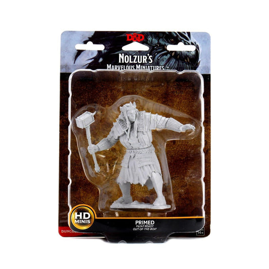 WizKids D&D Frameworks: Wave 2A: Feuerriese - Miniaturfigur, Hobby-Modell-Baukasten, Rollenspiel, Weiß, Matt, Kunststoff, Interchangeable Teile, Individuelle Zusammenbauoptionen