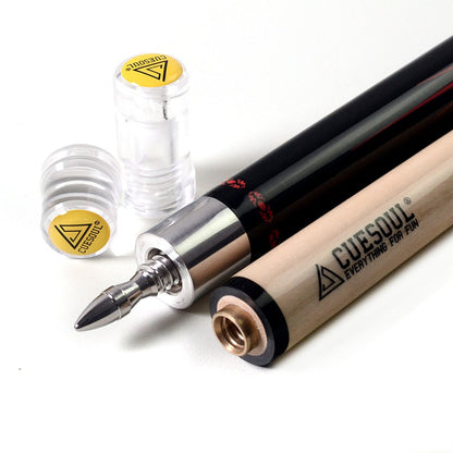 CUESOUL SOOCOO Serie 58 "19 oz 12,75 Millimetri Tip Maple Pool Cue Stick Set con Joint/Albero Protector e Cue tovagliolo