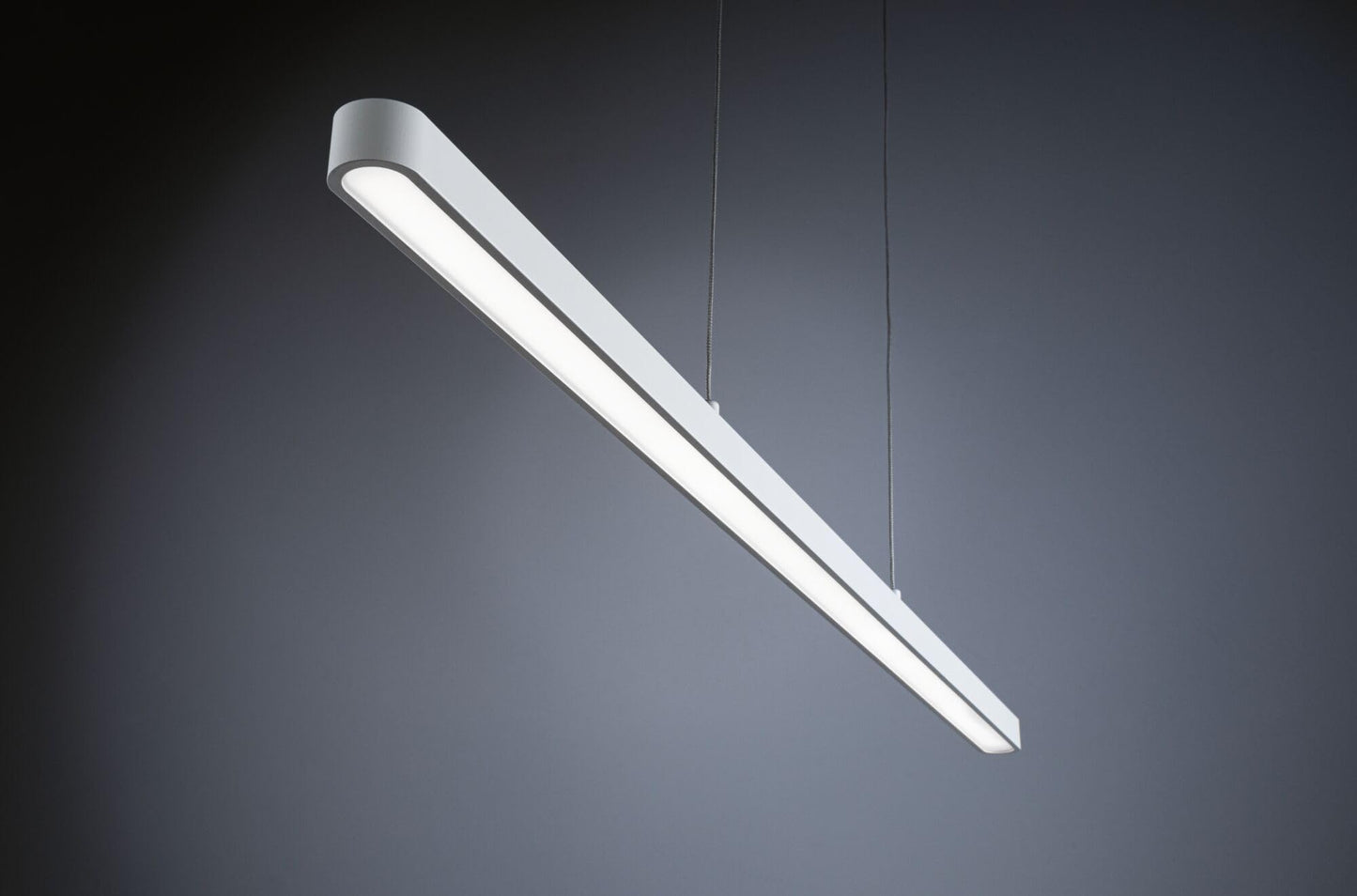 Paulmann 79903 LED luminaire en suspension Lento Smart Home Bluetooth 1x43 W gradable Tunable White Blanc aluminium, synthétique plafonnier 2700 K