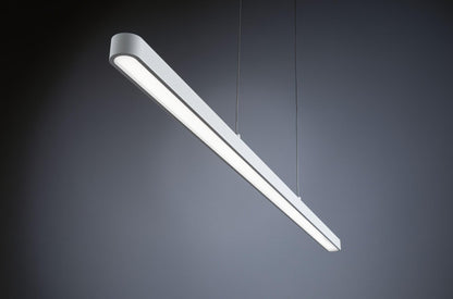 Paulmann 79903 LED luminaire en suspension Lento Smart Home Bluetooth 1x43 W gradable Tunable White Blanc aluminium, synthétique plafonnier 2700 K