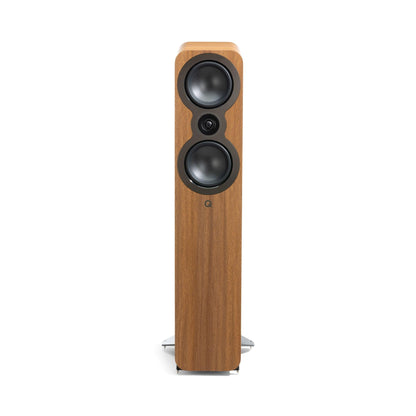 Q Acoustics 3050c - Altoparlanti da pavimento in legno di quercia (il prezzo visualizzato è per 1 unità, per coppia completa si prega di ordinare 2 unità) altoparlanti stereo per audio surround/home