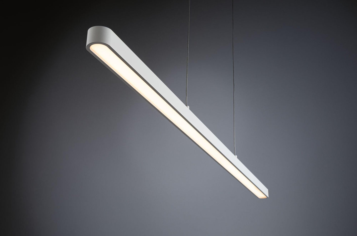 Paulmann 79903 LED luminaire en suspension Lento Smart Home Bluetooth 1x43 W gradable Tunable White Blanc aluminium, synthétique plafonnier 2700 K