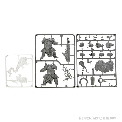WizKids D&D Frameworks: Wave 2A: Feuerriese - Miniaturfigur, Hobby-Modell-Baukasten, Rollenspiel, Weiß, Matt, Kunststoff, Interchangeable Teile, Individuelle Zusammenbauoptionen