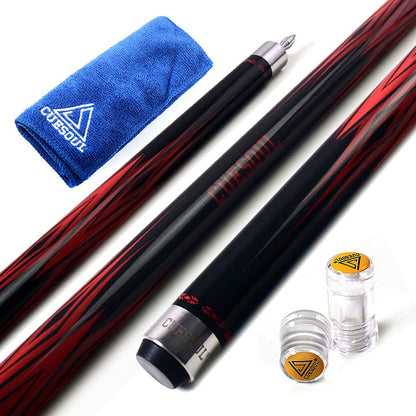 CUESOUL SOOCOO Serie 58 "19 oz 12,75 Millimetri Tip Maple Pool Cue Stick Set con Joint/Albero Protector e Cue tovagliolo