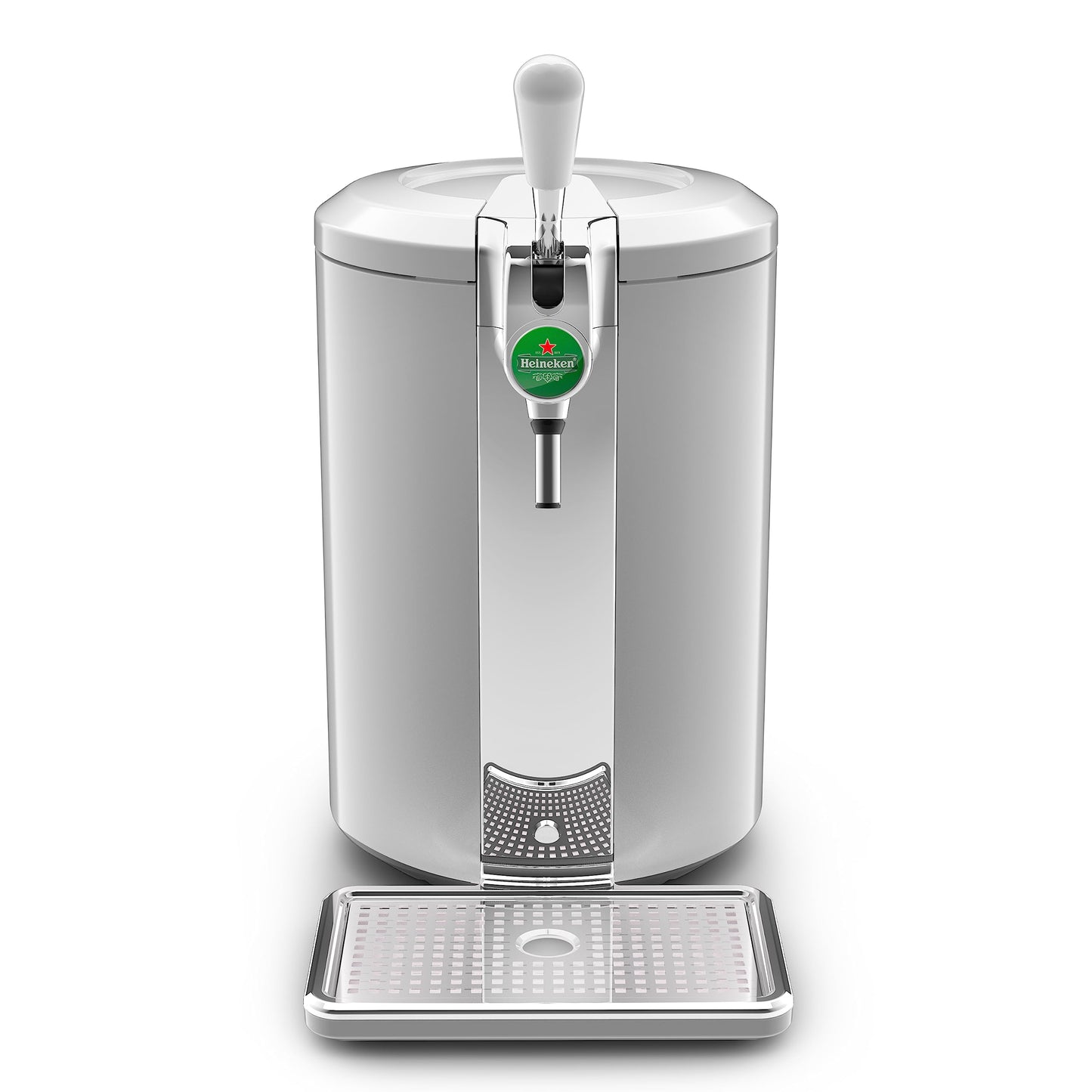 Krups Beertender Bierzapfanlage, 5 l Fässer, Marke Heineken, Kontrollleuchte, perfekte Temperatur und Schaum, frisches Bier, einfache Installation, kompakt VB452E10