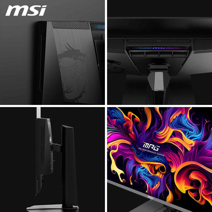 MSI MPG 322URX QD-OLED écran Gaming 31.5 Pouces 4K UHD - Dalle Quantum Dot OLED 3840 x 2160, 240Hz / 0.03ms, DisplayHDR True Black 400, G-Sync, HDMI 2.1, DP 2.1a, USB-C (98 W PD), Hauteur réglable