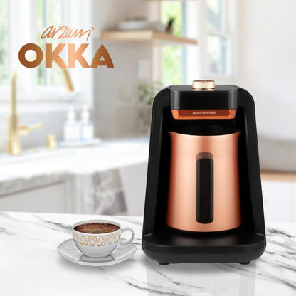 Arzum OKKA RICH SPIN PRO TURKISH COFFEE MACHINE COPPER