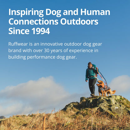 RUFFWEAR Vert Jacket, Insulated Outdoor Winter Dog Jacket with Leg Loops for Secure Fit, Windproof & Waterproof, Easy On/Off, includes Leash Portal, for Small Dogs, Size XS, Canyonlands Orange