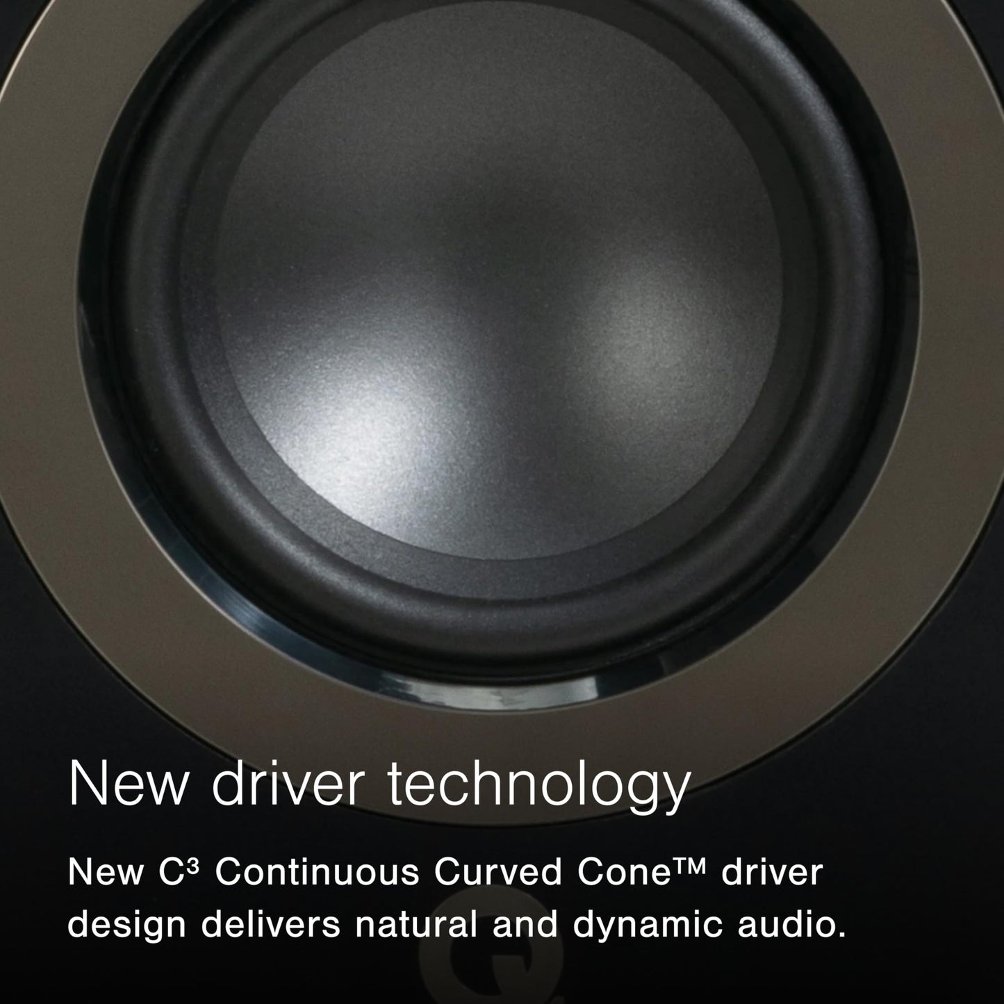 Q Acoustics 3050c Altoparlante da Pavimento Satin Nero (Il prezzo visualizzato è per 1 Unità, per la Coppia Completa Ordinare 2 Unità) Altoparlanti Stereo per Suono Surround/Home Theater