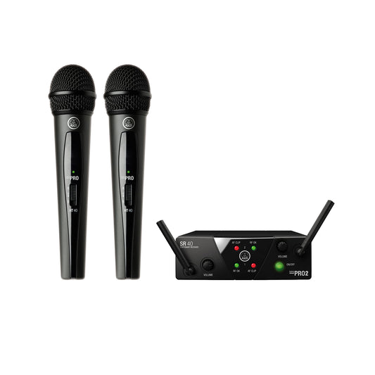AKG WMS 40 Mini2 Dual Vocal Set, ISM2 & ISM3 - twin wireless